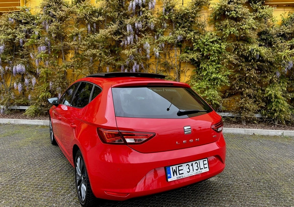 Seat Leon cena 49900 przebieg: 134000, rok produkcji 2015 z Warszawa małe 254